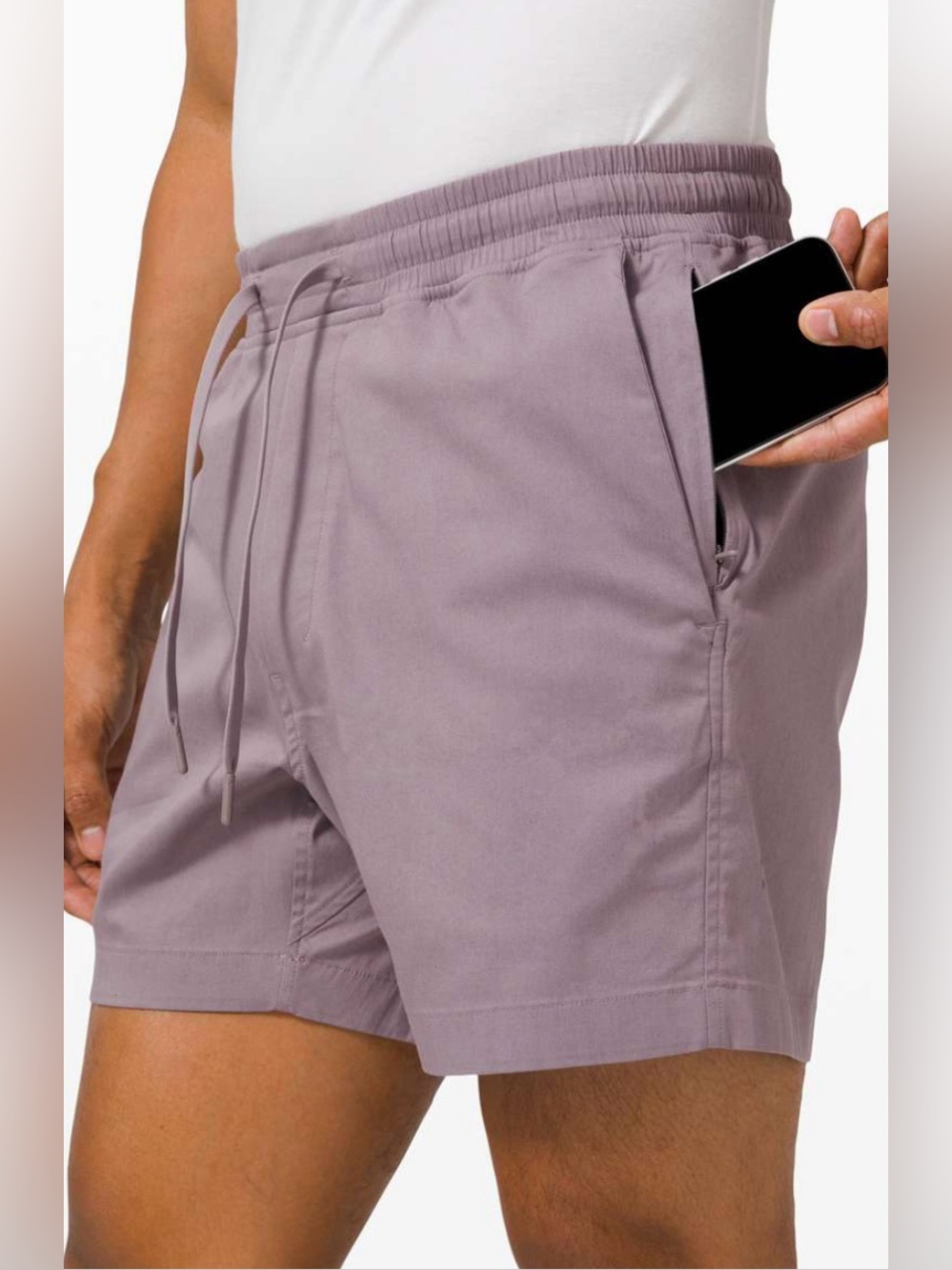 Lululemon Bowline Shorts 5” athletic Men's Drawstring Shorts Lunar Rock Medium